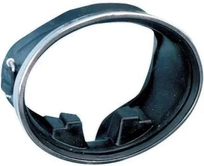 Image de So Dive Corail Masque de plongée Noir Hommes,Femmes Noir One Size