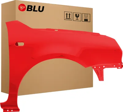 Image de BLU Aile Compatible avec VW Volkswagen Lupo LP3G Droite Rot FlashRot | 1998-2005 | Avant | Peint| Prêt à Monter | Acier