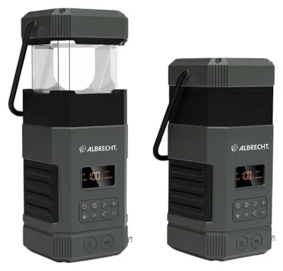 Produktbild von Albrecht DR 114 DAB+ Notfall Outdoor Radio mit Camping-Lampe