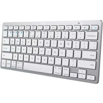 Immagine prodotto di Tastiera compatta Trust Wireless Bluetooth 24654/ Argento