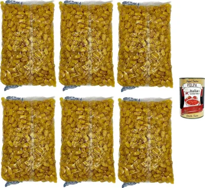 Produktbild von Ambrosoli, Caramelle classiche al miele, sweets honey, Süßigkeit Honig 6x 1 kg + Italian gourmet polpa 400 g