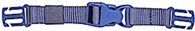 Produktbild von Belmil Zubehör-Verstellbarer Brustgurt für Schulranzen Schultasche Rucksack Max 29 cm, 100% PP-Gurtband- unelastisch (334/A Blau)