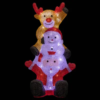Produktbild von LED Weihnachtsfigur Acryl 58 cm - 60 LEDs Weihnachtsdeko - Einheitsgröße