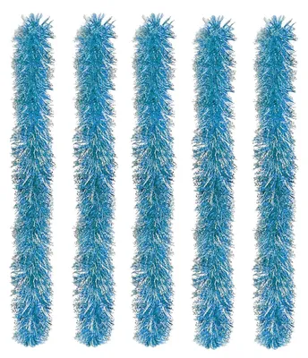 Immagine prodotto di Ghirlande di pino natalizie, colore blu, 10 metri, decorazioni per esterni