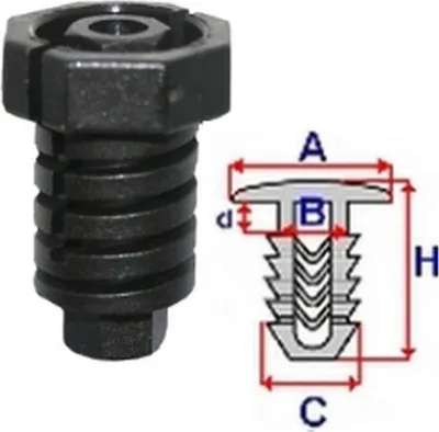 Produktbild von ROMIX Schraube C60358 für BMW 3 Limousine (E36) 3 Coupe (E36) 3 Compact (E36)