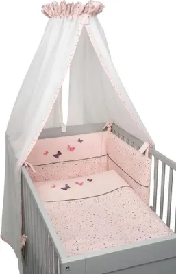 Produktbild von Be Be's Collection 3D Schmetterlinge rosa Bett-Set 3-tlg.