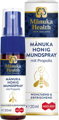 Produktbild von Manuka Health Mundspray Mgo400 20Ml , 20 Ml (1Er Pack)