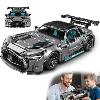 Produktbild von Technik-Auto-Bausatz 1466 Teile Supersportwagen-Bausatz im Maßstab 1:14 Geschenk für Rennsportfans für Jugendliche ab 14 Jahren oder Erwachsene