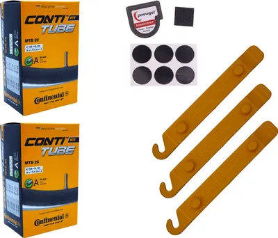 Produktbild von 2x Fahrrad Schlauch 26 Zoll ( 26 x 2.10 ) Continental AV 40mm Autoventil  / SET