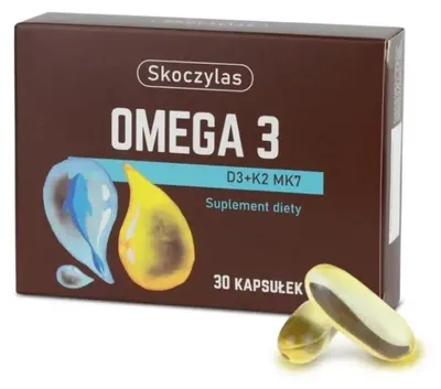 Obrázek produktu pro Skoczylas Omega-3 s vitamíny D3 a K2 MK7, 30 kapslí