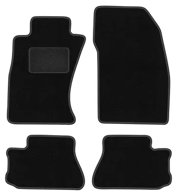 Produktbild von Velours-Fußmatten für Mitsubishi 3000GT 1994-2001 (Coupé) – 4-tlg, Schwarz, passgenau – Wielganizator LUX