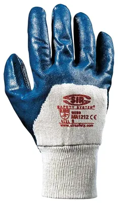 Productafbeelding van Sir Safety Mirò werkhandschoenen, NBR-coating, 12 paar, maat M, blauw