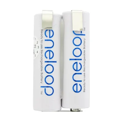 Produktbild von Standardní baterie Panasonic eneloop 2,4 V NiMH AA Mignon s pájecími očky, 2,4 V 2000 mAh