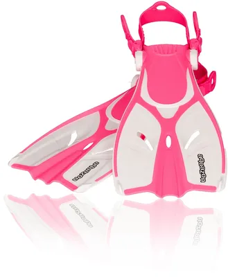 Produktbild von AQUAZON STYLE Verstellbare Flossen, Schnorchelflossen, Taucherflossen, Schwimmflossen für Mädchen und Damen zum Schnorcheln, Schwimmen, Farbe:pink, Größe:32/37
