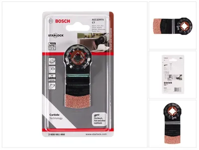 Obrázok produktu pre Bosch Starlock Carbide-RIFF AIZ 32 RT5 - Tauchsägenschneidblatt - Breite: 32 mm