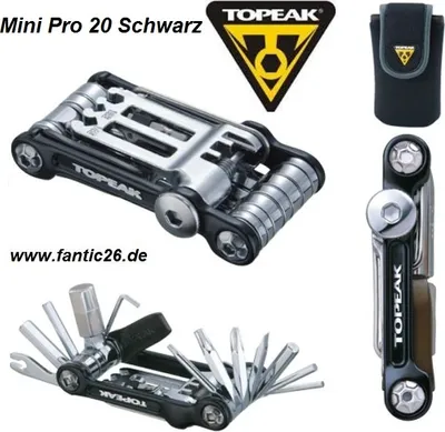Produktbild von Topeak Fahrrad Tool Mini 20 Pro schwarz
