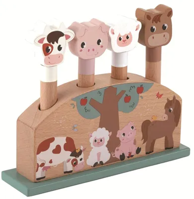 Produktbild von 2Kids Toys: Spielzeug-Tiere mit Abschussfunktion – Bauernhof