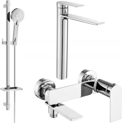 Produktbild von Mexen Zero DQ40 Badewannenset, Chrom - 7113DQ40-00