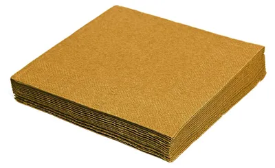 Produktbild von 200x Servietten 33 x 33 cm 1/4 -Falz 3-lagig gold