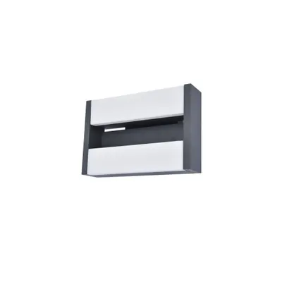 Image de LUTEC Conroy LED Applique murale extérieure blanc chaud 17,8W IP44 anthracite