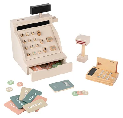 Produktbild von Babiem Spielzeugkasse - Holz