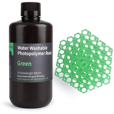Produktbild von ELEGOO Wasserwaschbares Resin 1KG, Grün