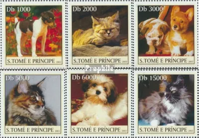 Produktbild von Briefmarken Sao Tome e Principe 2003 Mi 2124-2129 (kompl.Ausg.) postfrisch Säugetiere