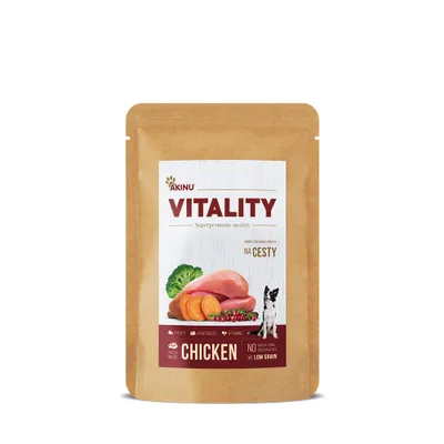 Obrázok produktu pre Akinu VITALITY Kuracia kapsička pre psov na cestách 150 g