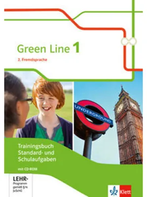Obrázek produktu pro Green Line 1. 2. Fremdsprache. Trainingsbuch Standard- und Schulaufgaben, Heft mit Lösungen und MediensammlungKlasse 6