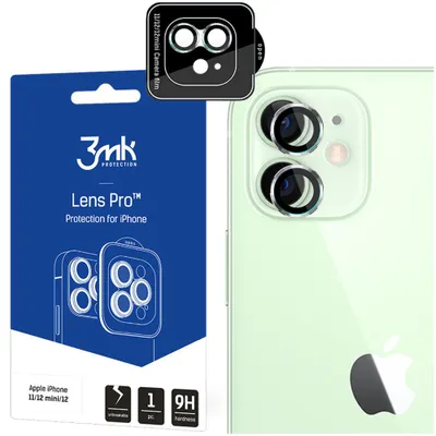 Obrázek produktu pro 3mk Lens Protection Pro - sklo na čočku fotoaparátu pro iPhone 12 / iPhone 12 Mini / iPhone 11