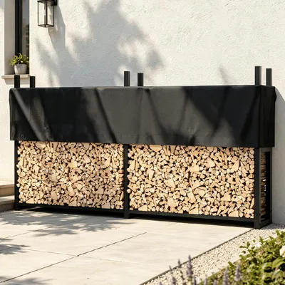 Obrázek produktu pro Stojan na dřevo FWR09, 223 x 25 x 115 cm