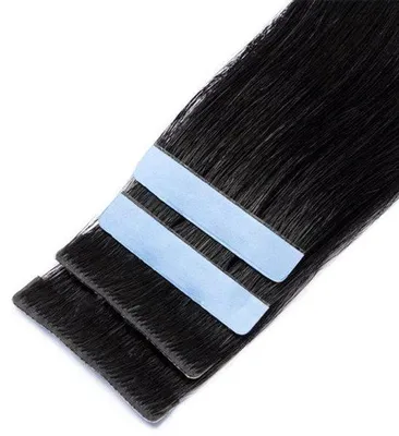 Immagine prodotto di Estensioni per capelli a nastro - Colore 1B - 16 pollici - Capelli naturali - 10 pezzi