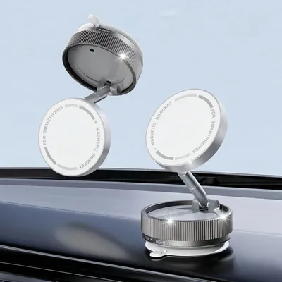 Produktbild von KANDONEX Handyhalterung Auto Magnet Saugnapf – Auto Zubehör Innenraum, KFZ Handyhalter Armaturenbrett & Scheibe, mobile Halterung kompatibel mit ZF88A