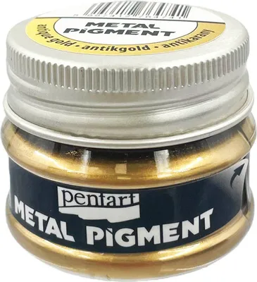 Produktbild von PENTART Metallpigment, 8g, Antikgold
