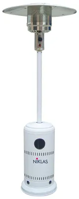 Zdjęcie produktu dla Niklas White Thermopatio - zewnętrzny grzejnik gazowy o mocy 13 kW