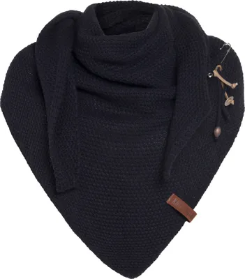 Produktbild von Knit Factory Coco Dreiecksschal - Navy - 190x85 cm