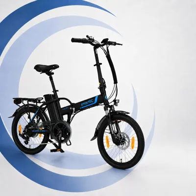 Produktbild von 20 Zoll E-Faltrad Camp-20H Pedelec Schwarz smartEC