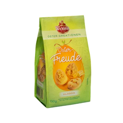 Productafbeelding van Wicklein Paascreaties. Paasvreugde. Klassiek met boter, 150g