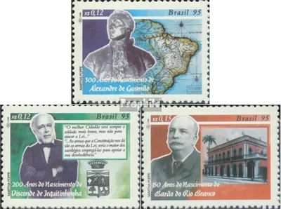 Produktbild von Briefmarken Brasilien 1995 Mi 2639-2641 postfrisch Bedeutende Persönlichkeiten