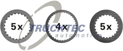 Produktbild von TRUCKTEC AUTOMOTIVE Belaglamellensatz Automatikgetriebe 02.43.157