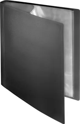 Produktbild von FSY Sichtbuch flexibel, 30 Hüllen, A4, PP schwarz, 1 Stück