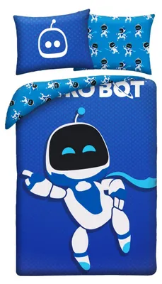 Produktbild von PlayStation Astro Bot Bettwäsche 140×200cm, 70x90 cm Mikrofaser