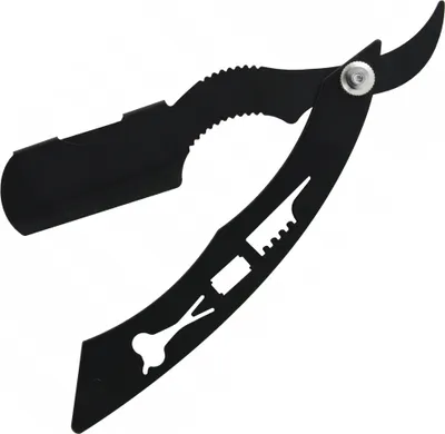 Produktbild von Rasiermesser Barber ,Rasierer Friseurstudio Metallgriff, austauschbare Klinge