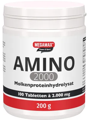 Obrázok produktu pre MEGAMAX Power & Sport Amino 2000 Tabletten, 100 tabliet