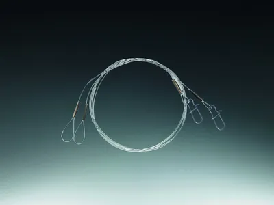 Produktbild von Balzer Shirasu Hardmono Rig Snap + Schlaufe 30 cm 1,00 mm 42 kg