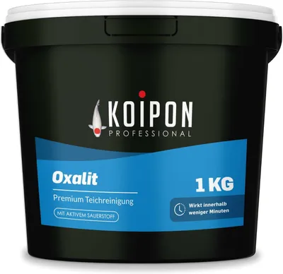 Produktbild von KOIPON Oxalit 1kg Teichschlammentferner gegen Laub & Ablagerungen mit Sauerstoff