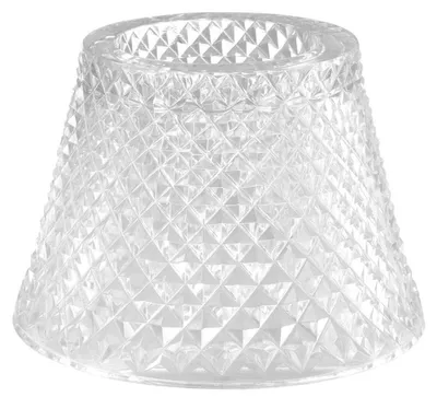 Obrázek produktu pro Casa Padrino skleněný držák na čajovou svíčku Stínidlo čiré Ø 15 x v. 12,5 cm - doplňky