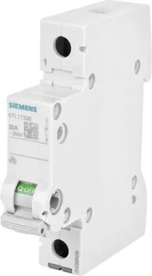 Immagine prodotto di Sezionatore modulare 1P 32A 230V SENTRON 5TL1132-0