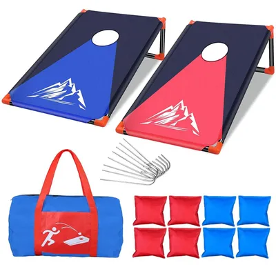 Produktbild von Tragbares Cornhole Spiel für drinnen und draußen