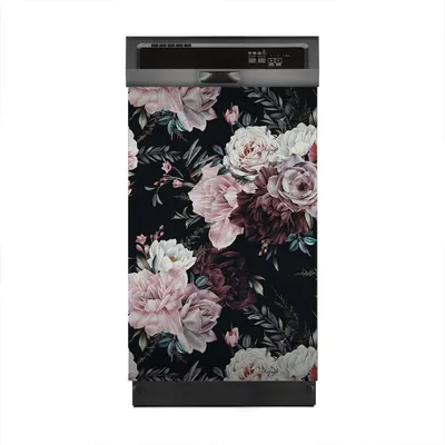 Produktbild von Aufkleber sticker 45x70 cm Dekorative folie Spülmaschine - Blumen Pfingstrosen